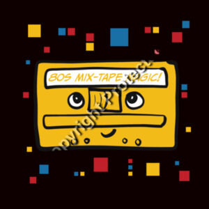 80s Mix-Tape Magic - AS Colour - Faded Tee Design