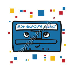 80s Mix-Tape Magic - AS Colour - Tall Tee Design
