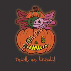 Jack-o-lotl Pumpkin Axolotl - AS Colour - Maple Tee Design