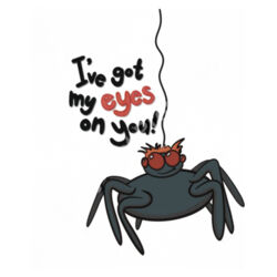 Eye Spy a Spider -  AS Colour Men's Ringer Tee Design