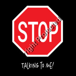 Stop Talking to Me! Red - AS Colour - Canvas Carrie Bag Design