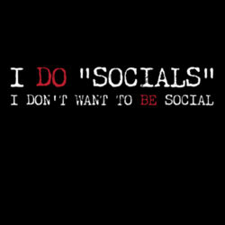 Social Not Social -  AS Colour - Premium Women's Crew Design