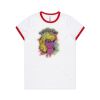 AS Colour Women's Ringer Tee Thumbnail